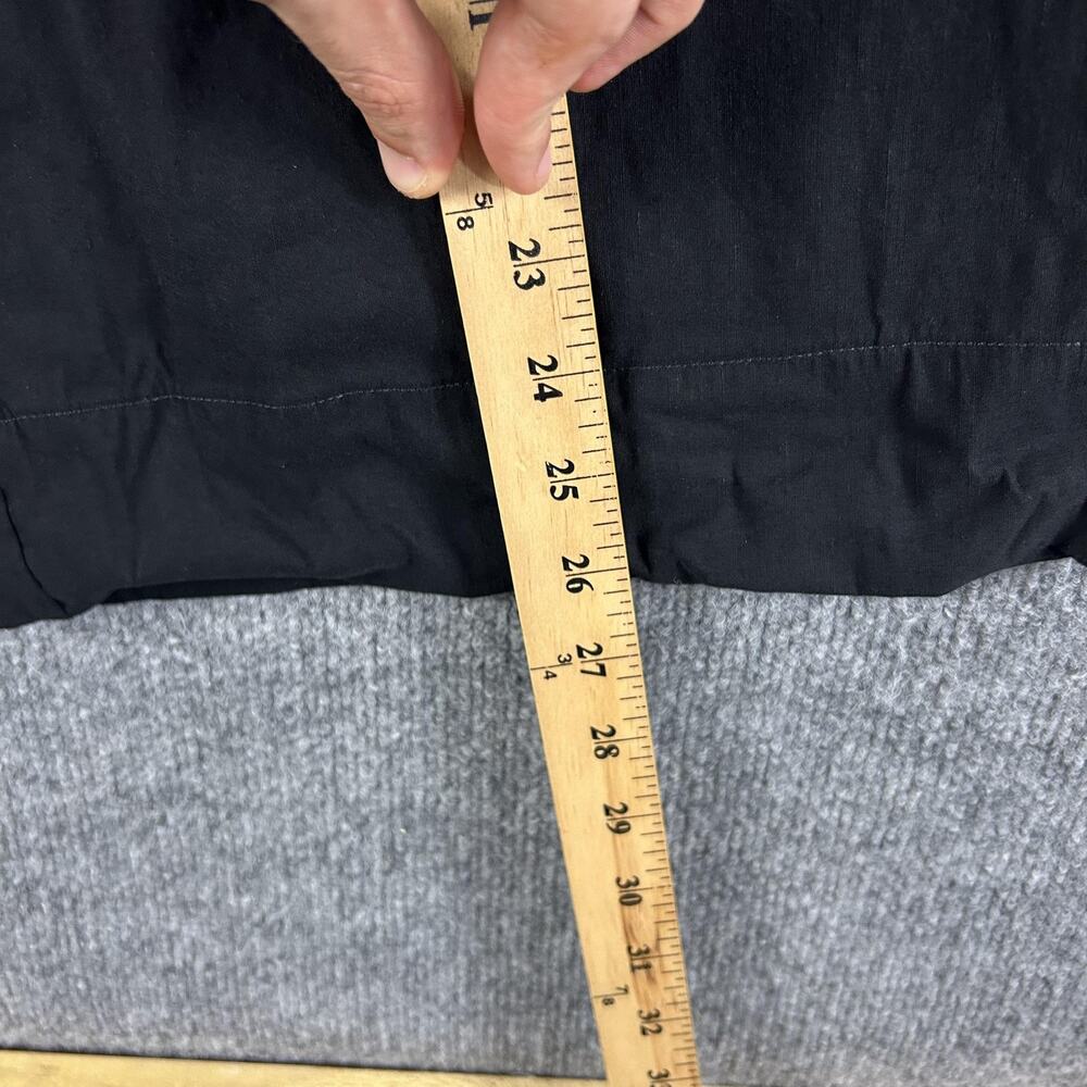 Maeve Pants 30 The Colette Wide Leg Cropped Linen Blend Black Casual Work Chic - Picture 9 of 12